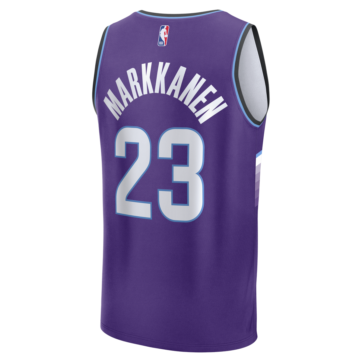 Men's Utah Jazz Lauri Markkanen Fanatics Purple Fast Break Replica Jersey - Icon Edition