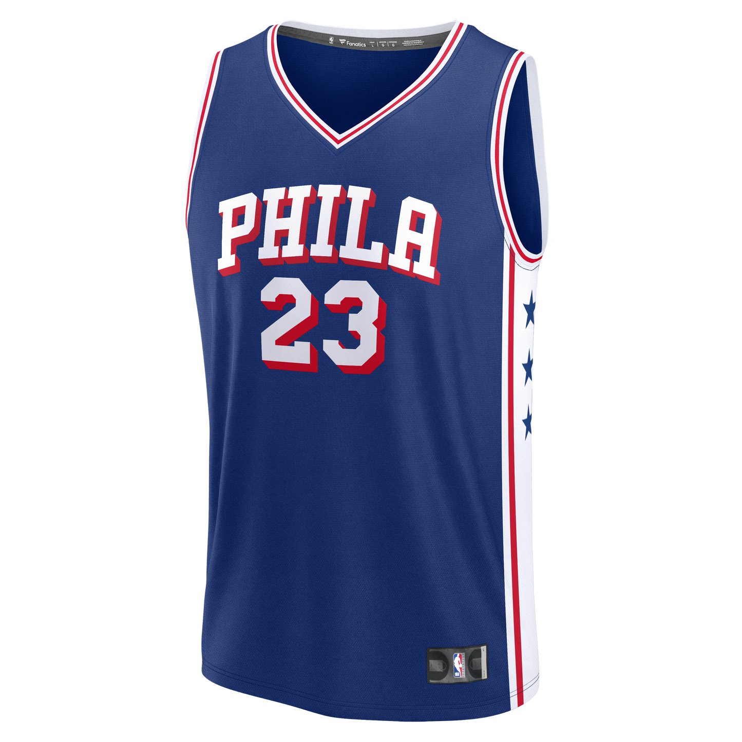 Men's Philadelphia 76ers LeBron James Fanatics Royal Fast Break Jersey - Icon Edition