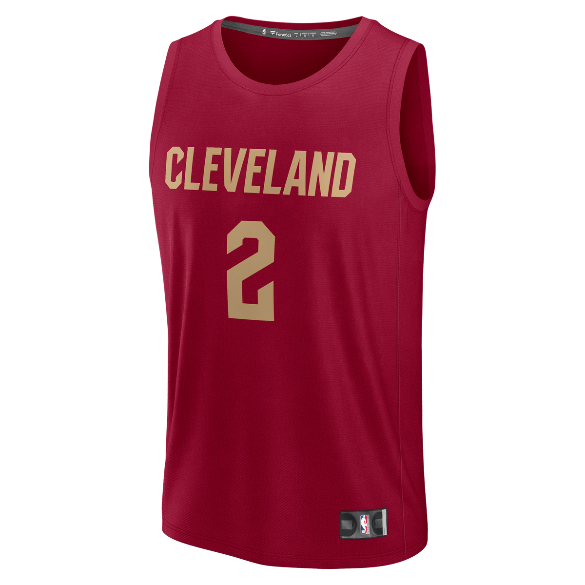 Men's Cleveland Cavaliers Lonzo Ball Fanatics Wine Fast Break Replica Jersey - Icon Edition