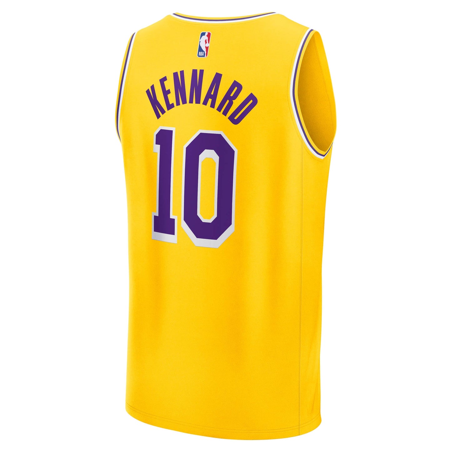 Men's Los Angeles Lakers Luke Kennard Fanatics Gold Fast Break Replica Jersey - Icon Edition