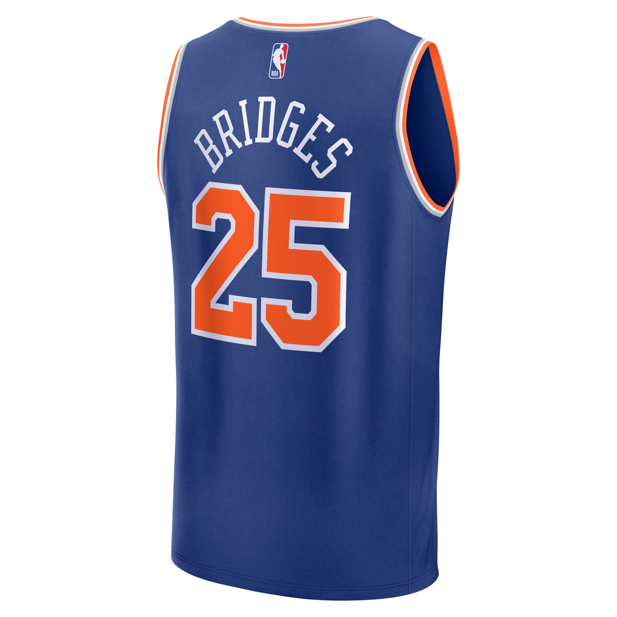 Men's New York Knicks Mikal Bridges Fanatics Blue Fast Break Replica Player Jersey - Icon Edition