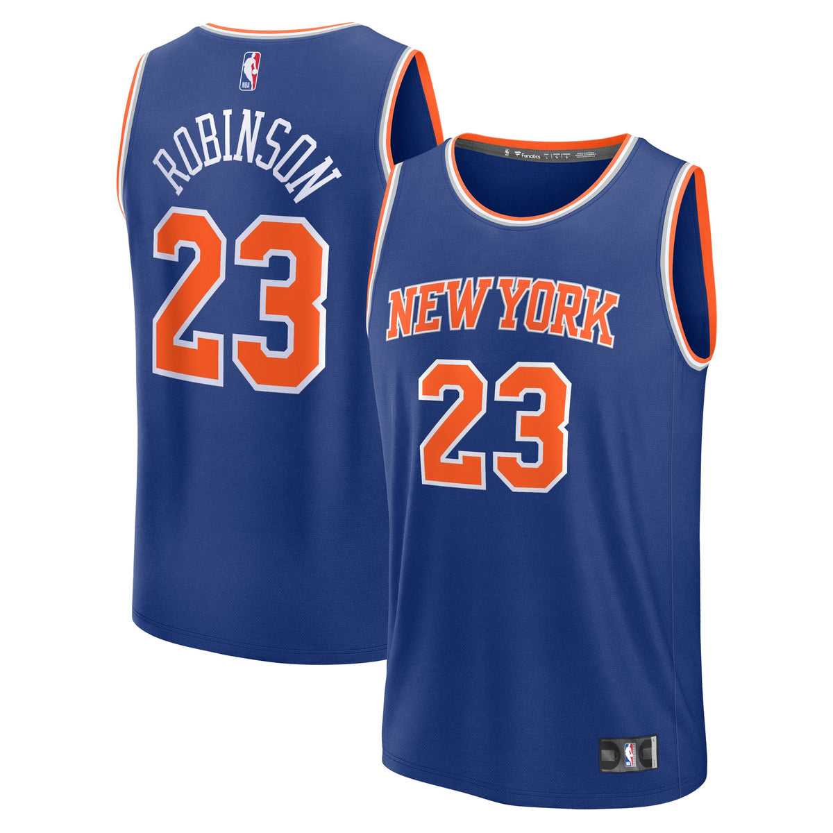 Men's New York Knicks Mitchell Robinson Fanatics Blue Fast Break Replica Jersey - Icon Edition
