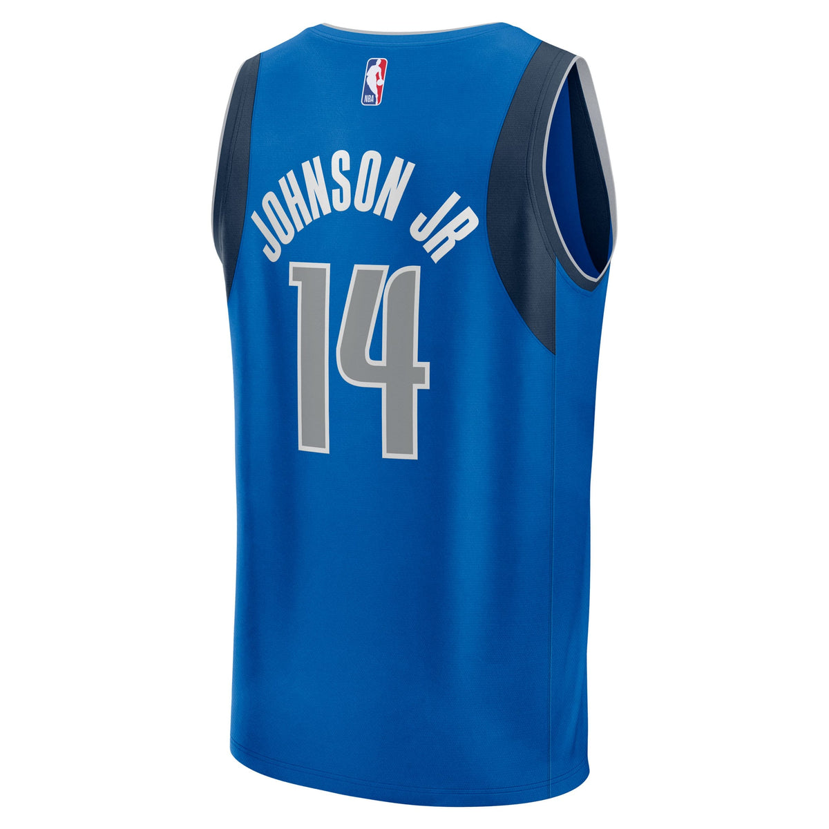Men's Dallas Mavericks Morez Johnson Jr. Fanatics Blue 2026 NBA Draft First Round Pick Fast Break Jersey - Icon Edition