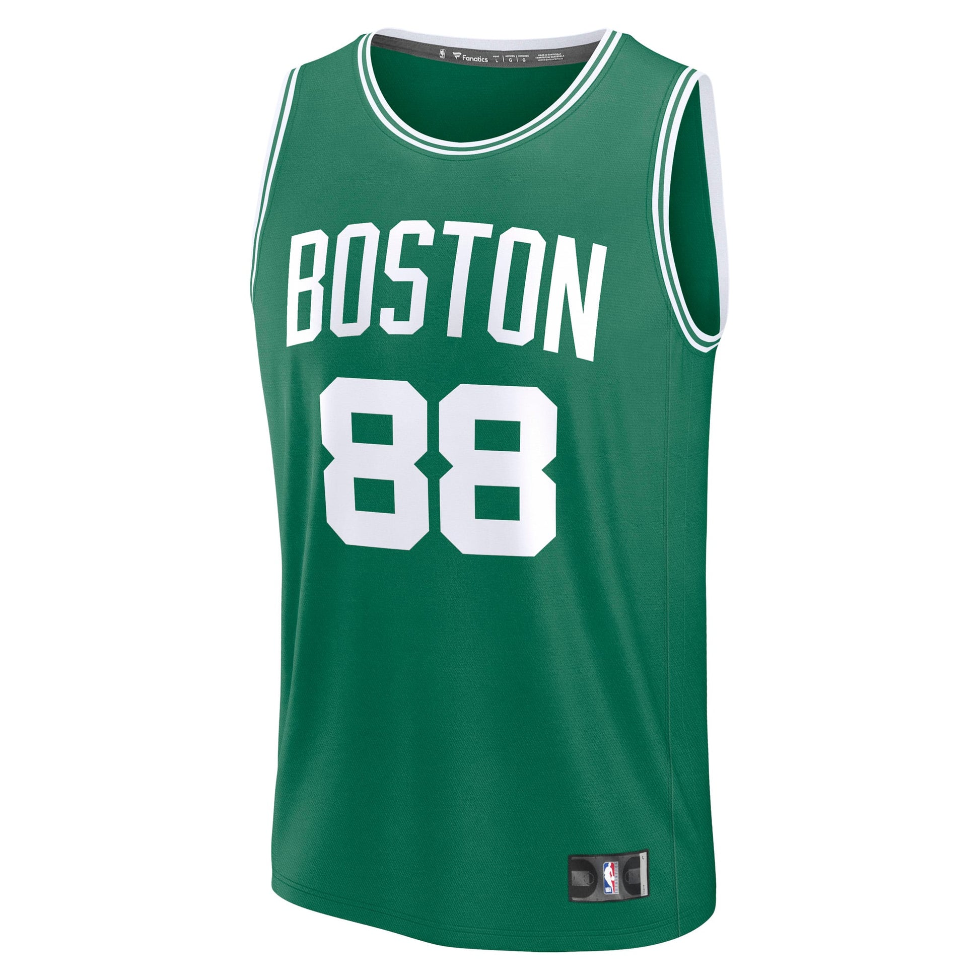 Men's Boston Celtics Neemias Queta Fanatics Kelly Green Fast Break Replica Player Jersey - Icon Edition