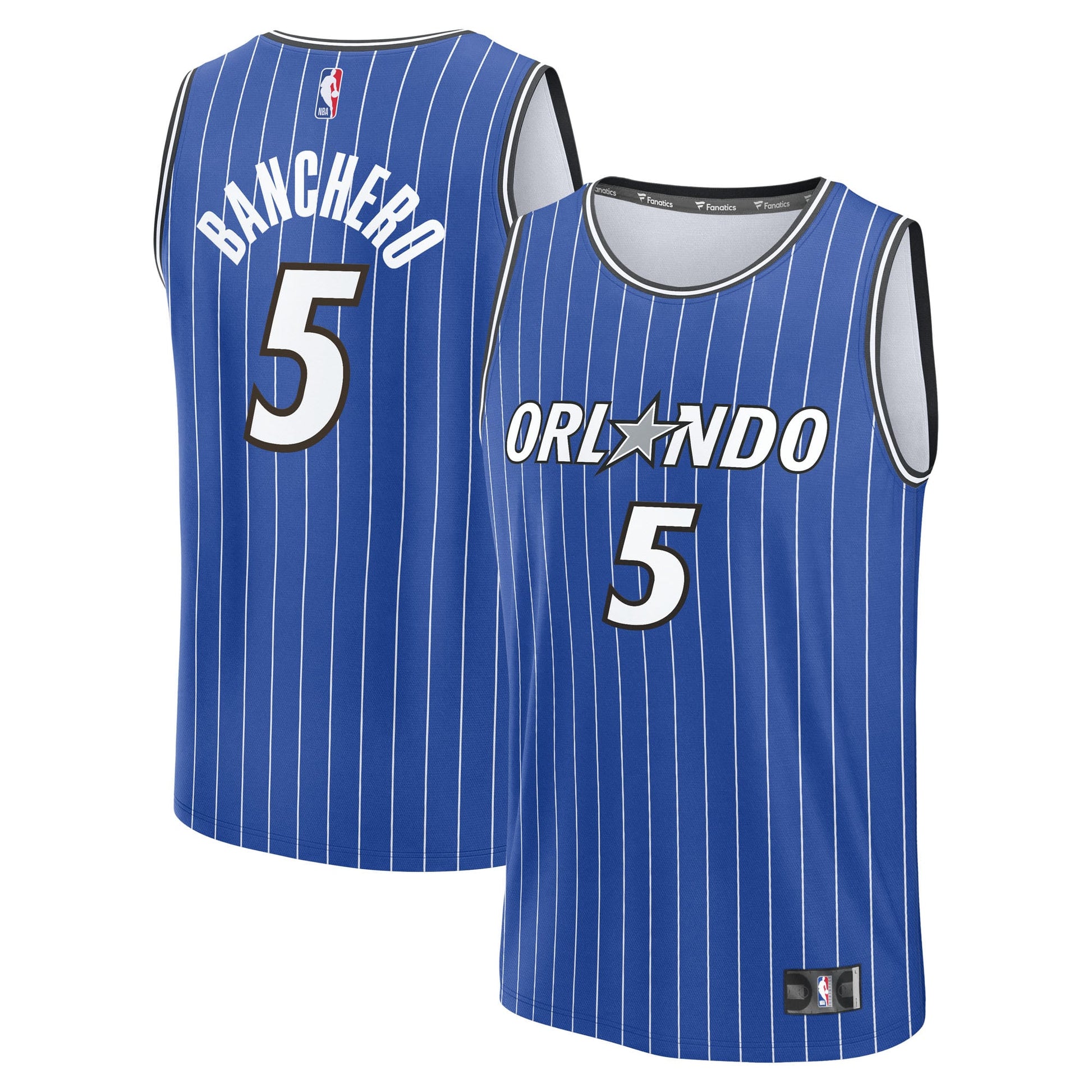 Men's Orlando Magic Paolo Banchero Fanatics Blue Fast Break Replica Player Jersey - Icon Edition