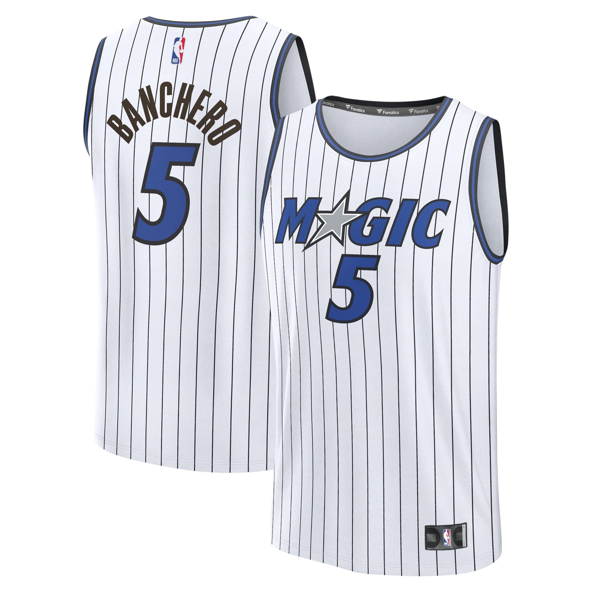 Men's Orlando Magic Paolo Banchero Fanatics White Fast Break Replica Player Jersey - Association Edition