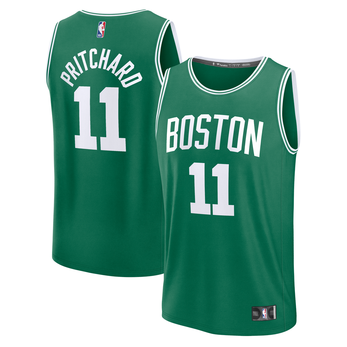 Men's Boston Celtics Payton Pritchard Fanatics Kelly Green Fast Break Replica Jersey - Icon Edition