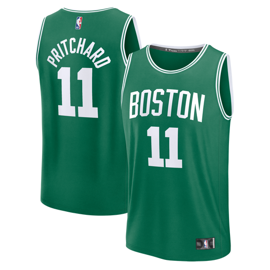 Men's Boston Celtics Payton Pritchard Fanatics Kelly Green Fast Break Replica Jersey - Icon Edition