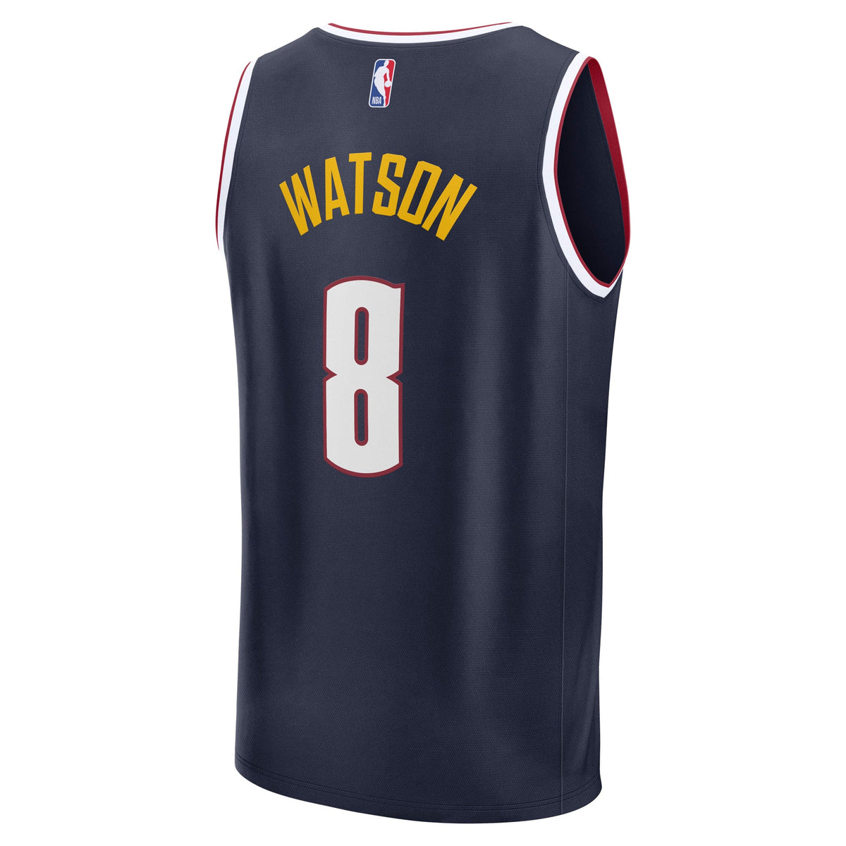 Men's Denver Nuggets Peyton Watson Fanatics Navy Fast Break Replica Player Jersey - Icon Edition