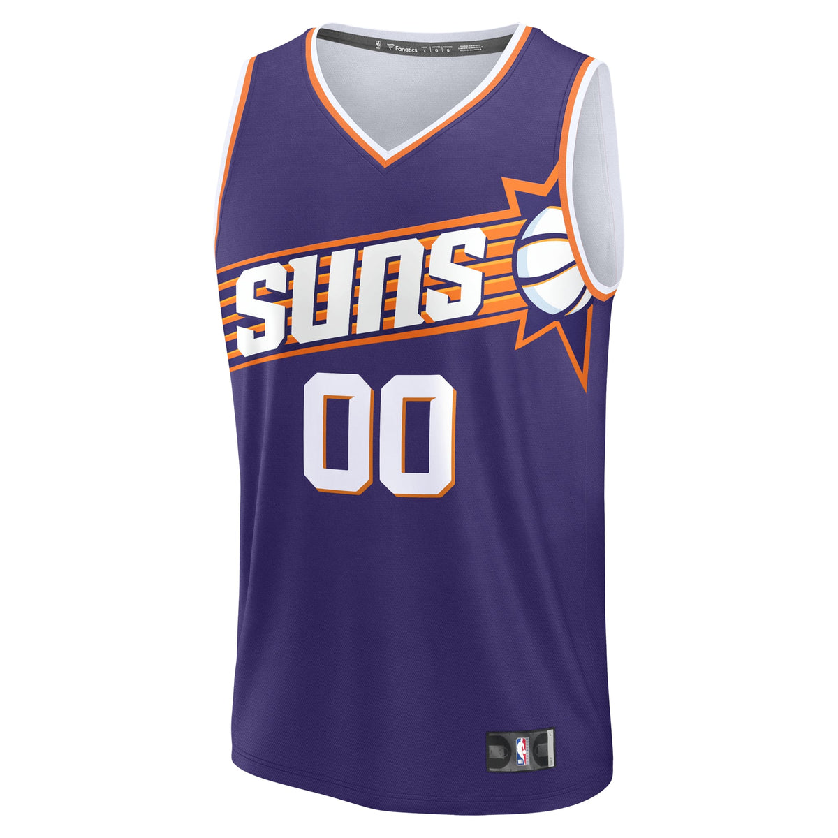 Men's Phoenix Suns Fanatics Purple Fast Break Custom Jersey - Icon Edition
