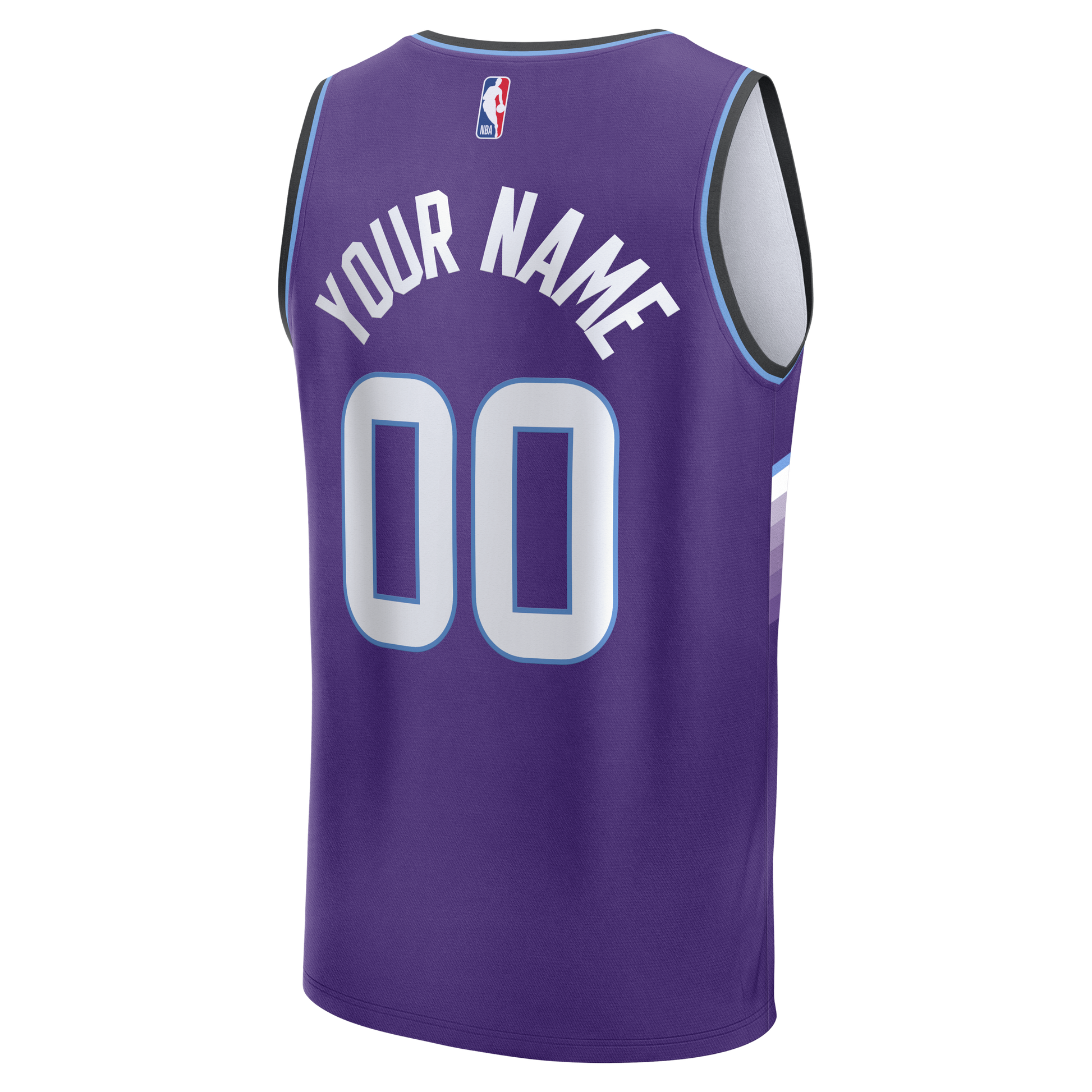 Men's Utah Jazz Fanatics Purple Fast Break Replica Custom Jersey - Icon Edition
