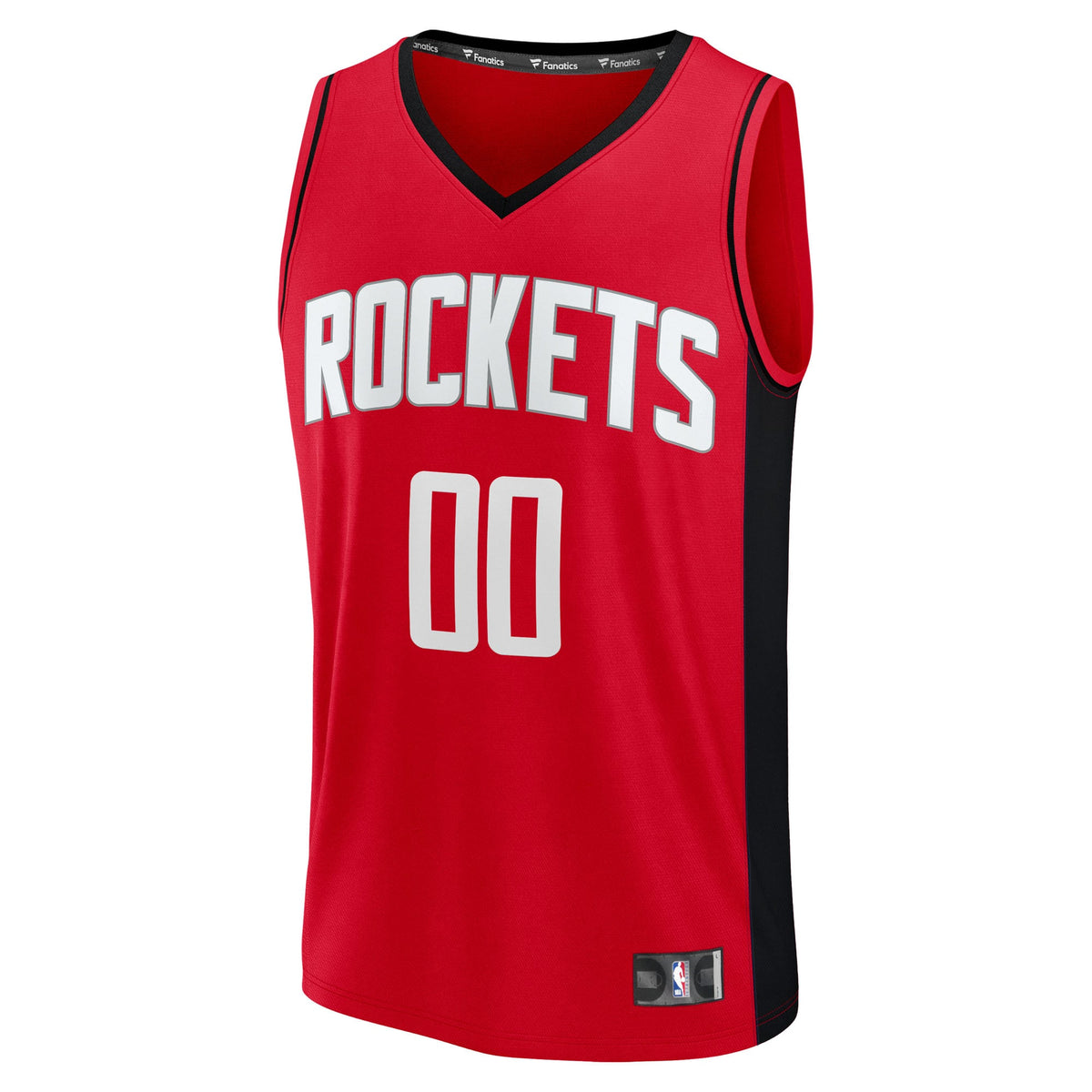 Men's Houston Rockets Fanatics Red Fast Break Custom Jersey - Icon Edition