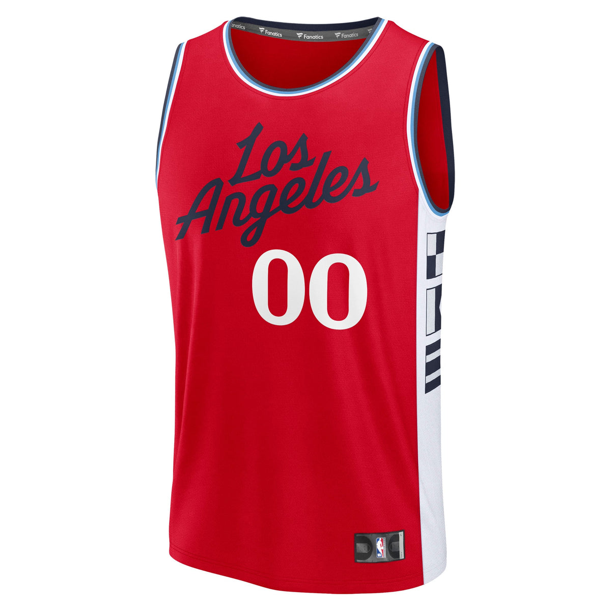 Men's LA Clippers Fanatics Red Fast Break Custom Jersey - Statement Edition
