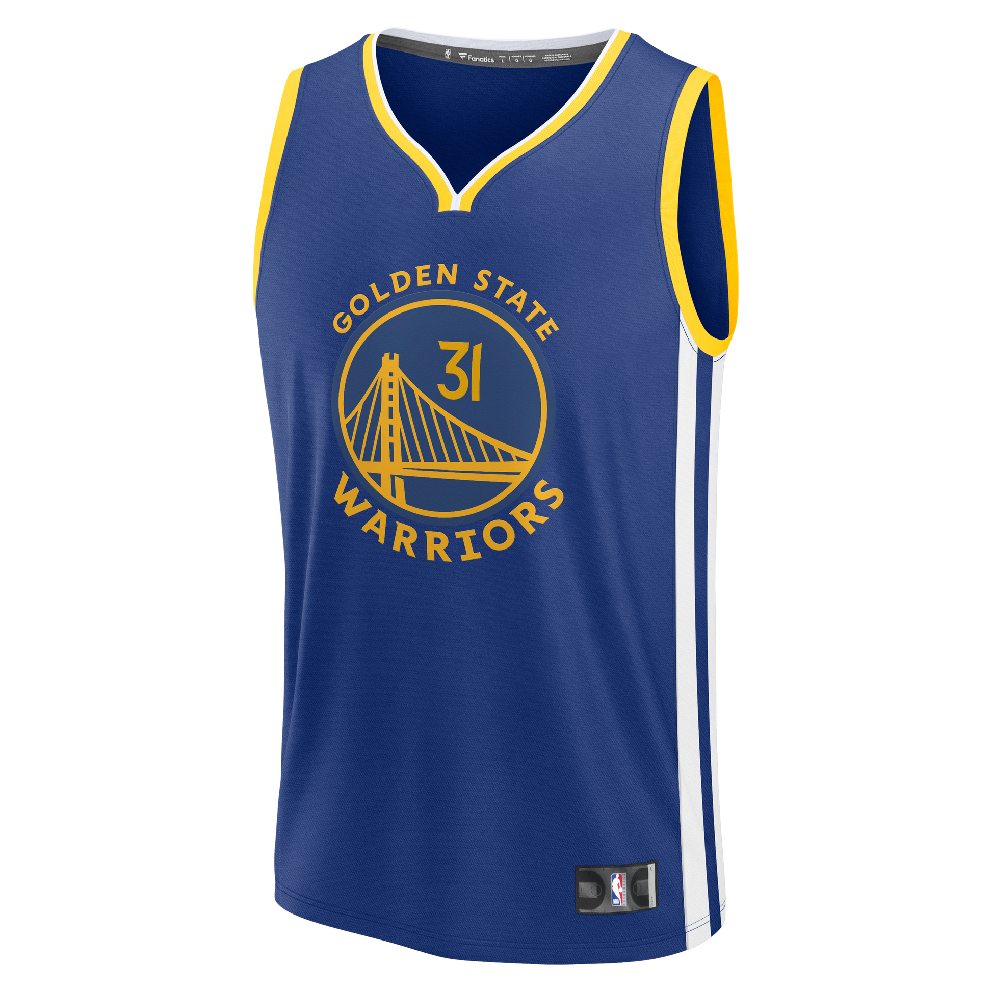 Men's Golden State Warriors Seth Curry Fanatics Blue Fast Break Replica Jersey - Icon Edition