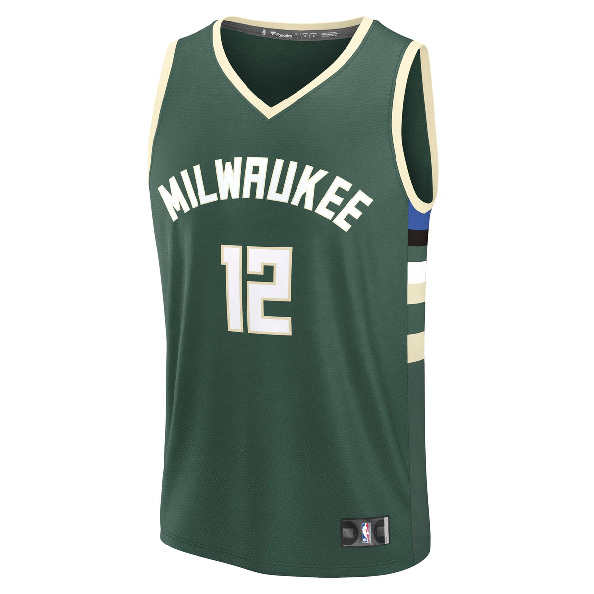 Men's Milwaukee Bucks Taurean Prince Fanatics Hunter Green Fast Break Replica Player Jersey - Icon Edition