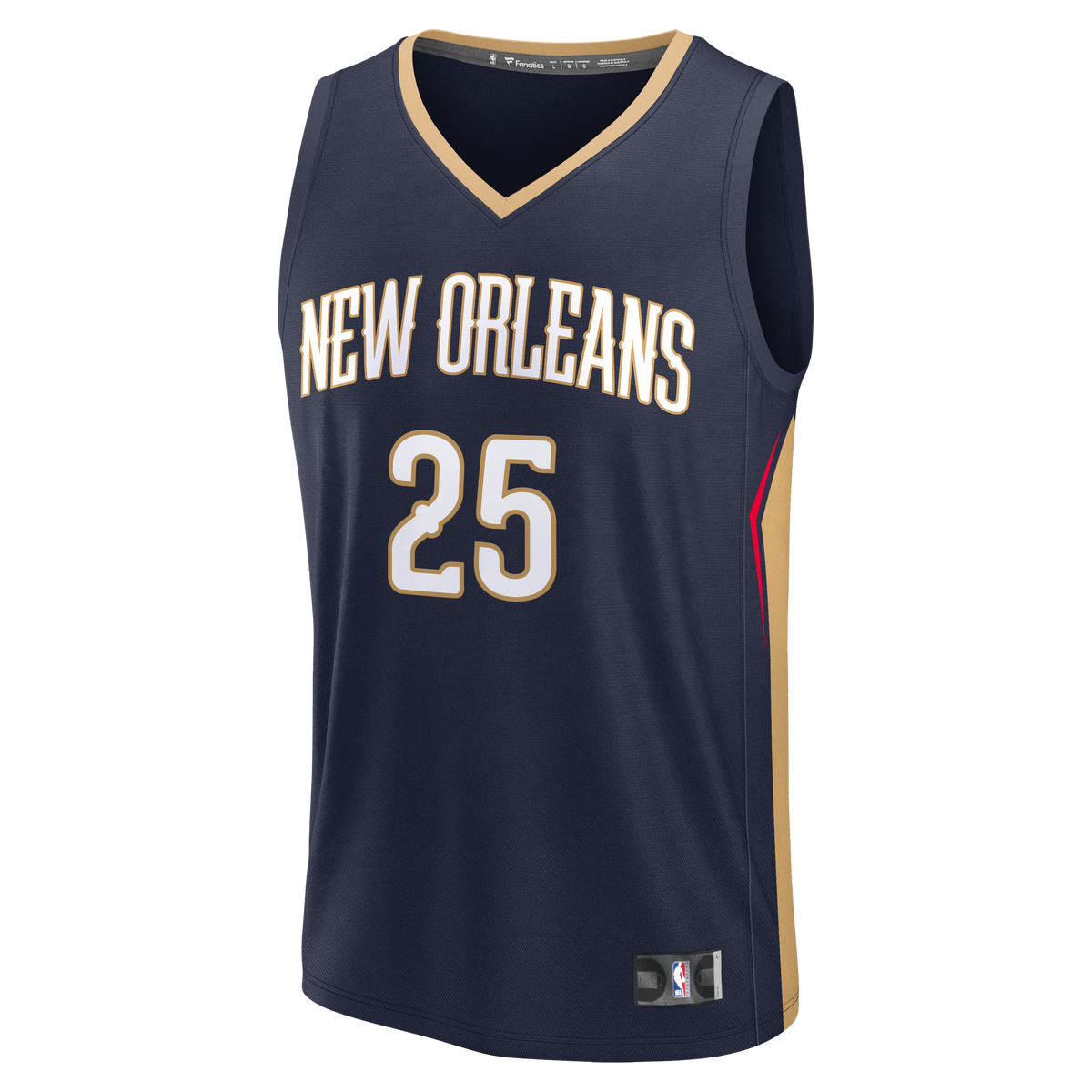 Men's New Orleans Pelicans Trey Murphy III Fanatics Navy Fast Break Replica Jersey - Icon Edition