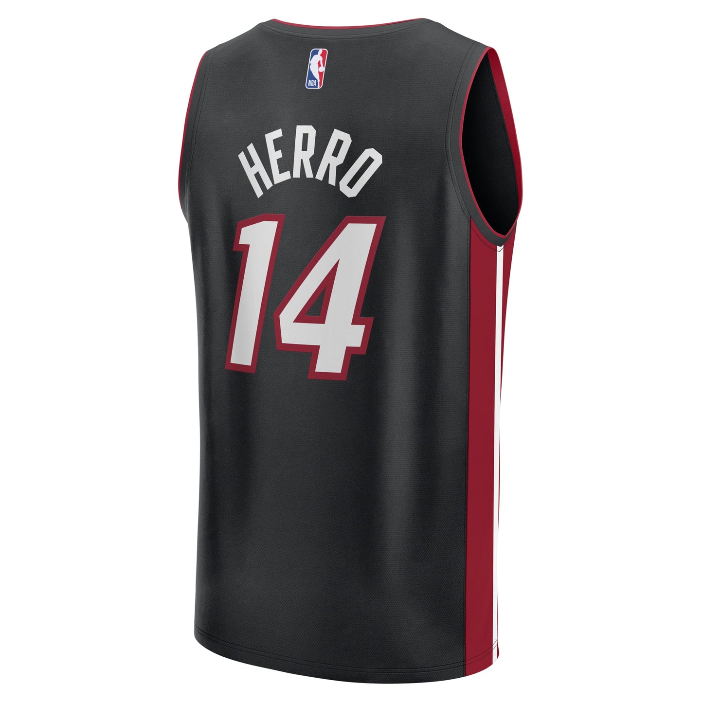 Men's Miami Heat Tyler Herro Fanatics Black Fast Break Replica Player Jersey - Icon Edition