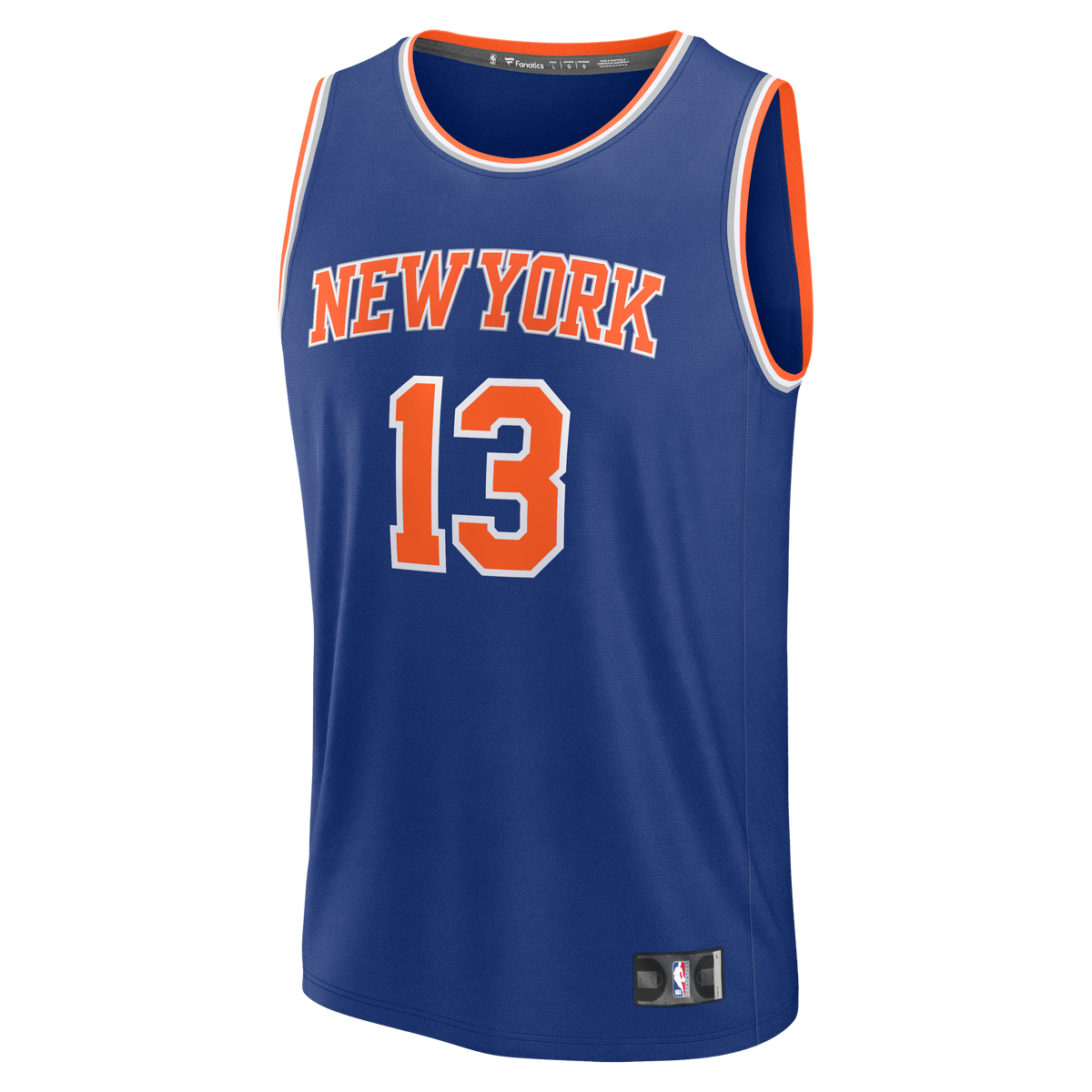 Men's New York Knicks Tyler Kolek Fanatics Blue Fast Break Replica Jersey - Icon Edition