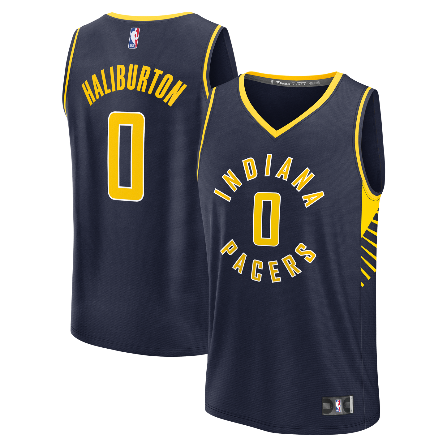 Men's Indiana Pacers Tyrese Haliburton Fanatics Navy Fast Break Replica Jersey - Icon Edition