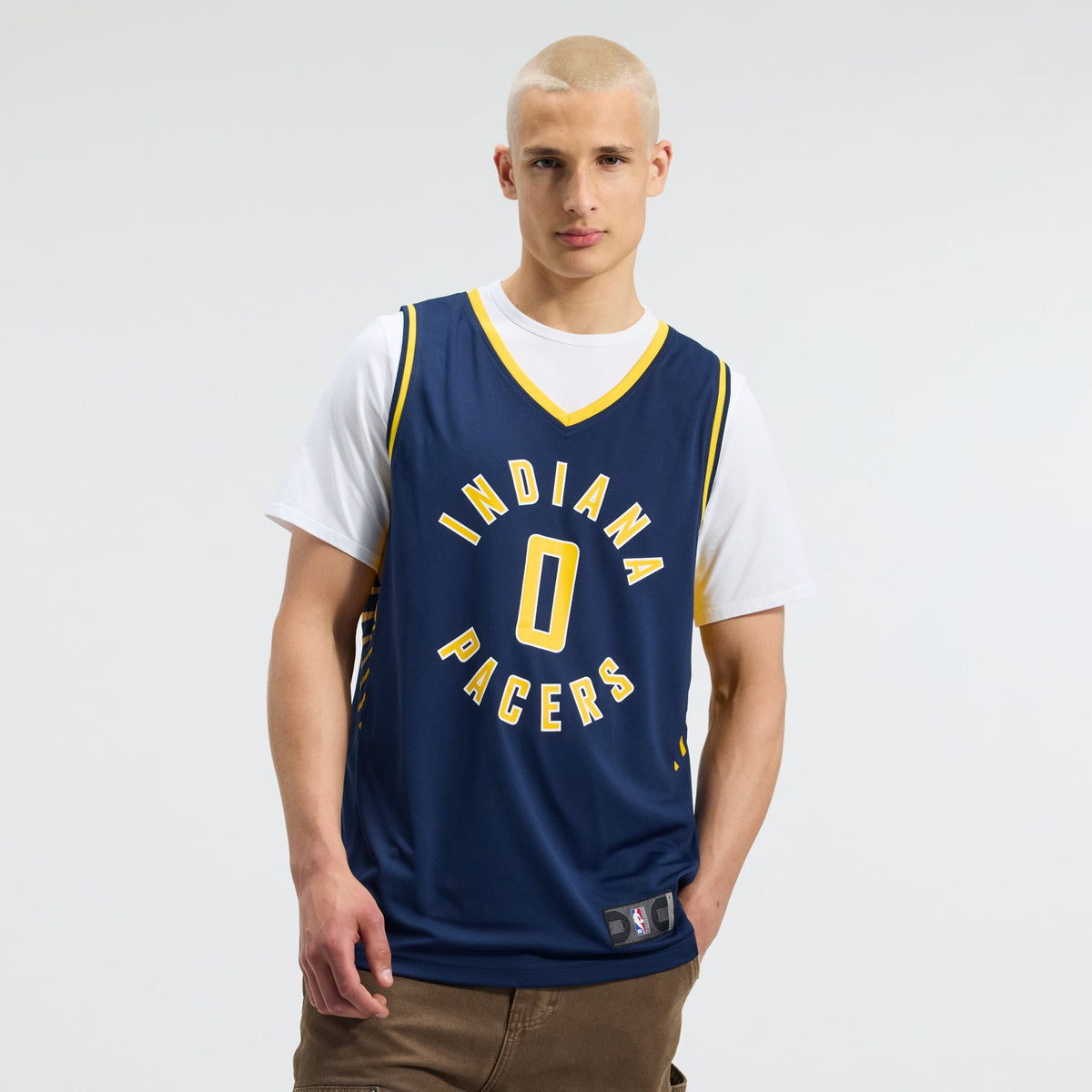 Men's Indiana Pacers Tyrese Haliburton Fanatics Navy Fast Break Replica Jersey - Icon Edition