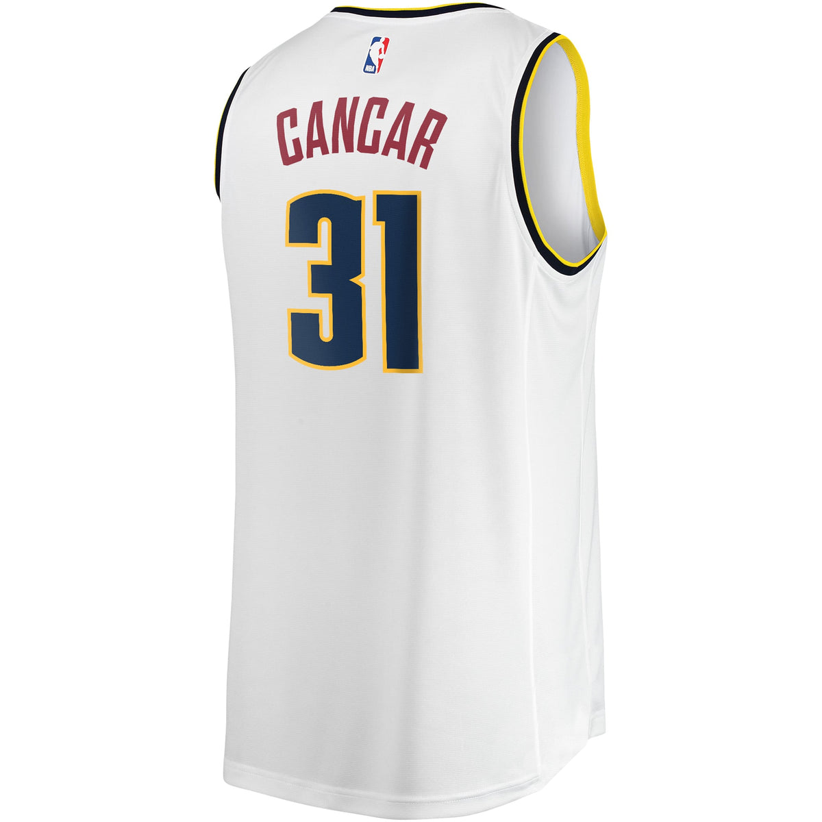 Men's Denver Nuggets Vlatko Cancar Fanatics White Fast Break Player Jersey - Association Edition