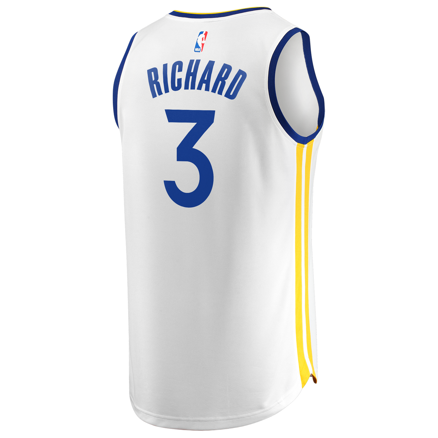 Men's Golden State Warriors Will Richard Fanatics White Fast Break Replica Player Jersey - Association Edition