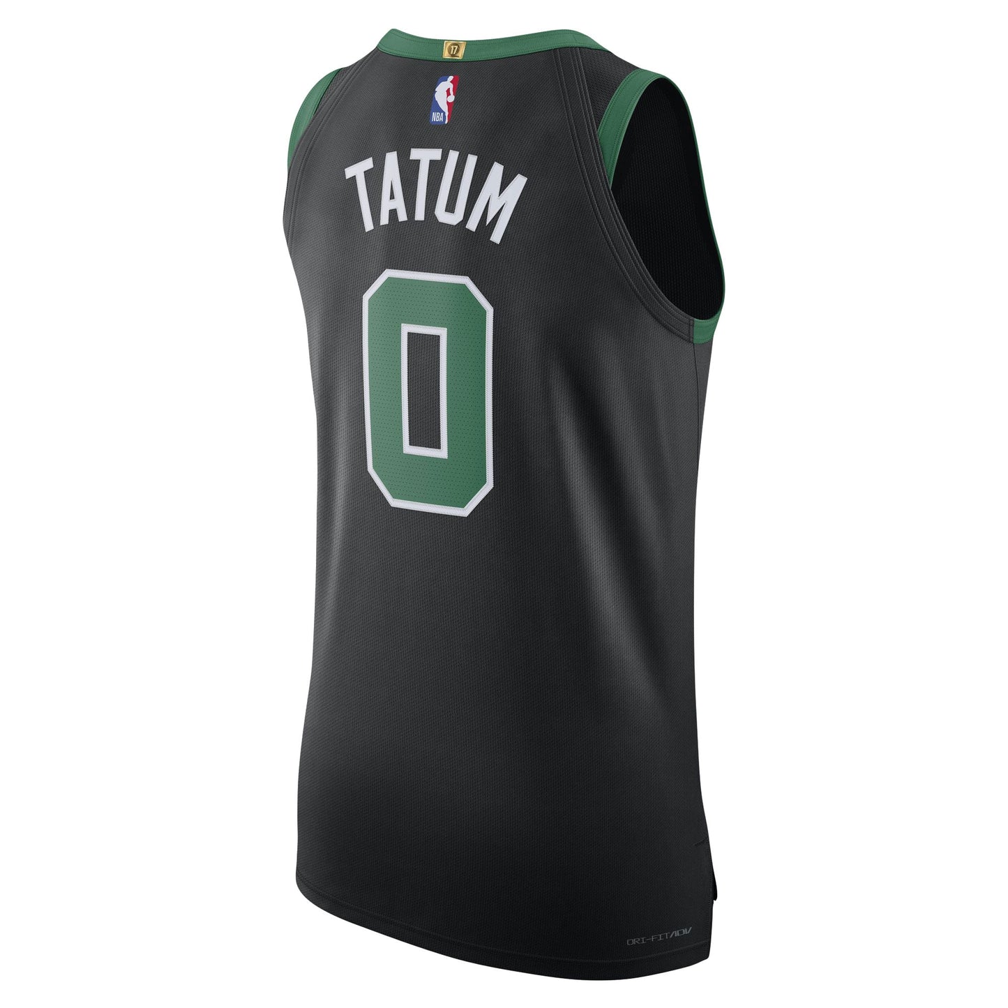 Men's Boston Celtics Jayson Tatum Jordan Brand Black Authentic Player Jersey - Statement Edition