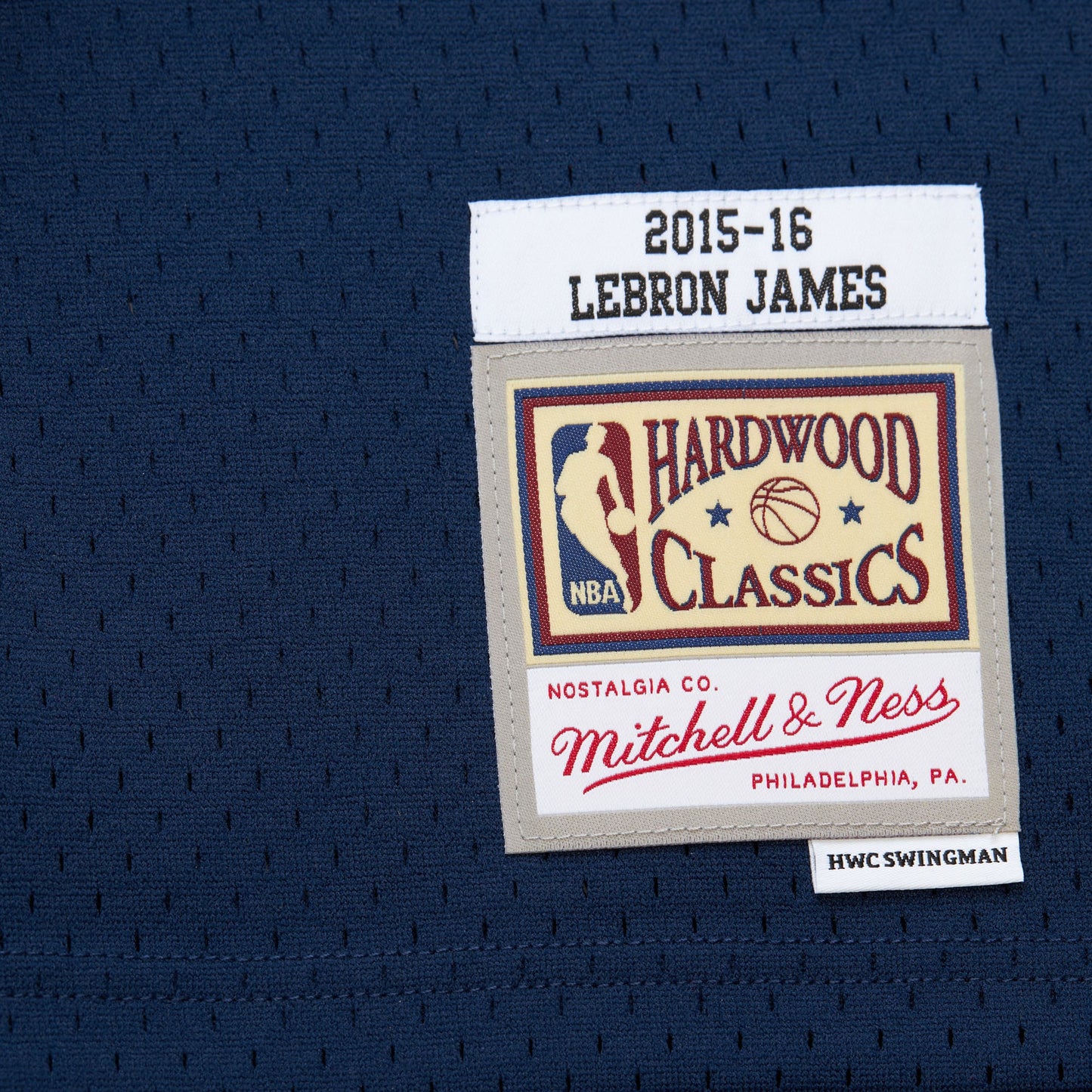 Men's Cleveland Cavaliers LeBron James Mitchell & Ness Navy Big & Tall Hardwood Classics 2008-09 Swingman Jersey
