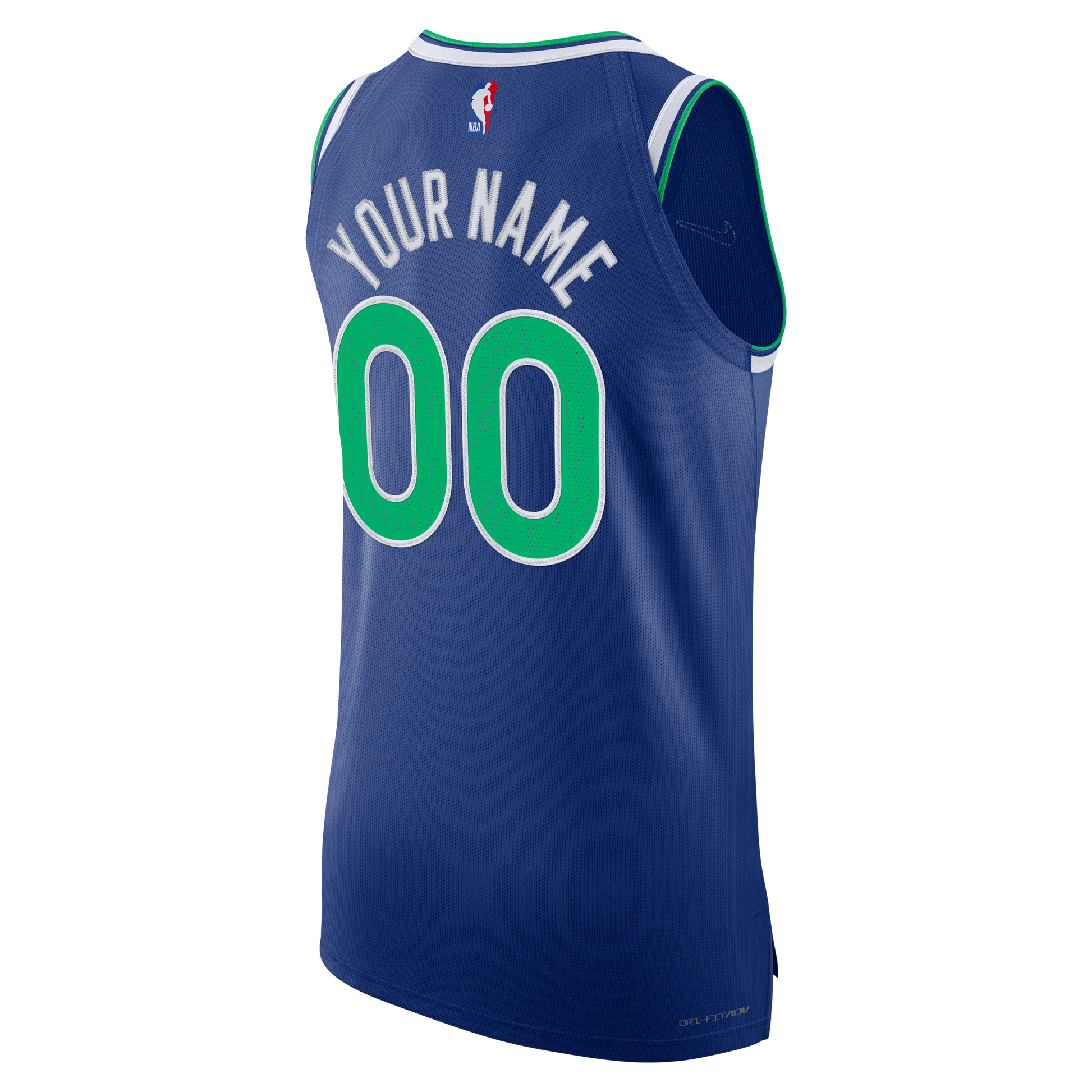 Men's Minnesota Timberwolves  Nike Blue Authentic Custom Jersey - Icon Edition