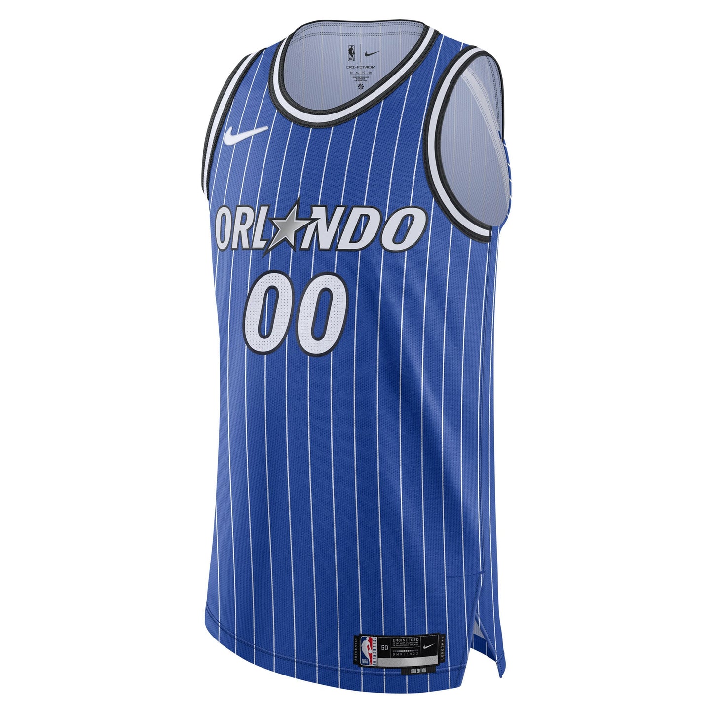 Men's Orlando Magic Nike Blue Authentic Custom Jersey - Icon Edition
