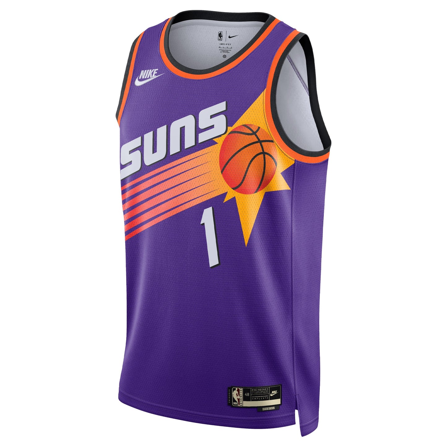 Men's Phoenix Suns Devin Booker Nike Purple Swingman Jersey - Classic Edition
