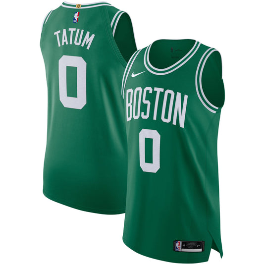 Men's Boston Celtics Jayson Tatum Nike Kelly Green Authentic Jersey - Icon Edition