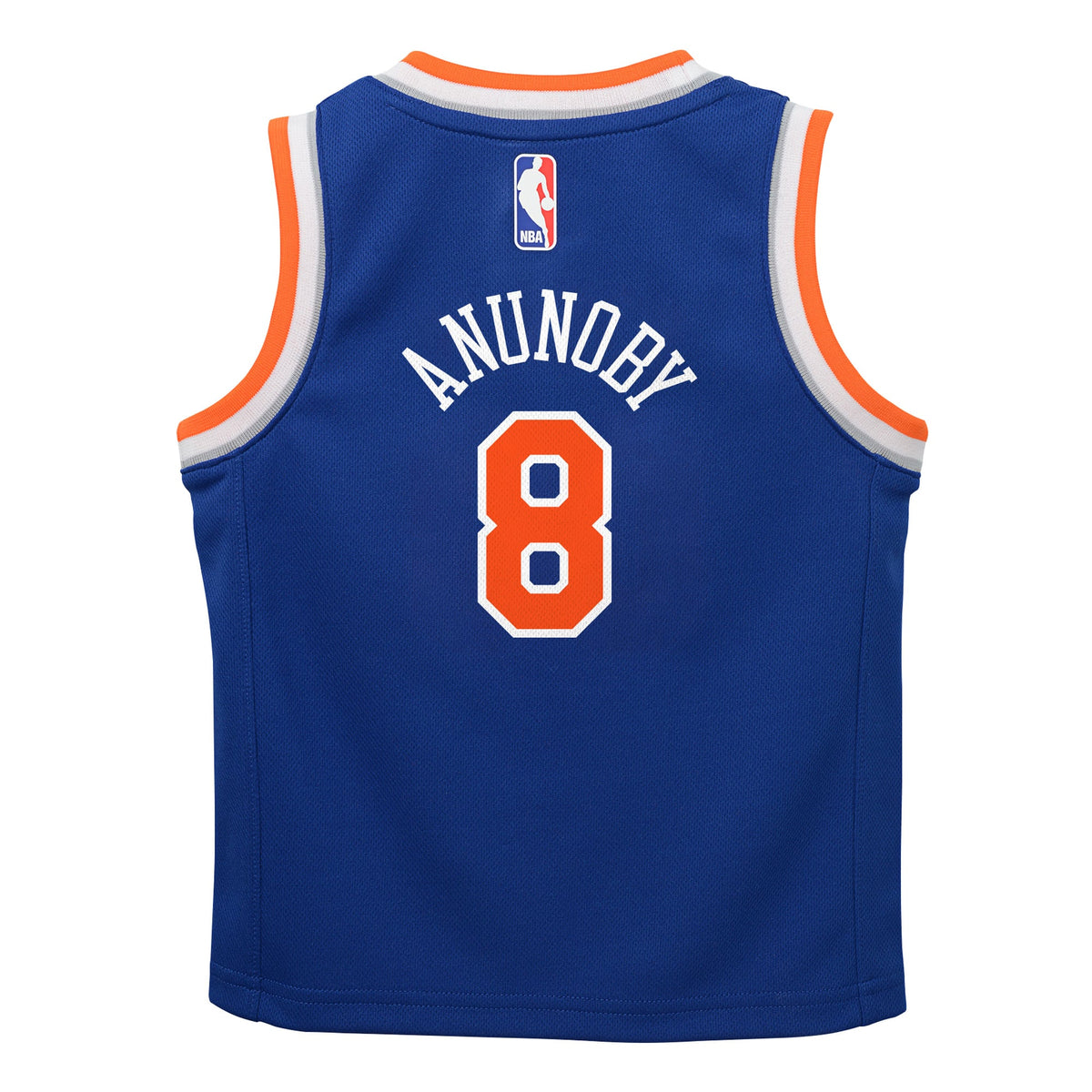 Preschool New York Knicks OG Anunoby Nike Blue Swingman Swingman Jersey - Icon Edition