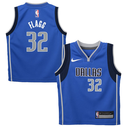Toddler Dallas Mavericks Cooper Flagg Nike Blue Swingman Swingman Player Jersey - Icon Edition