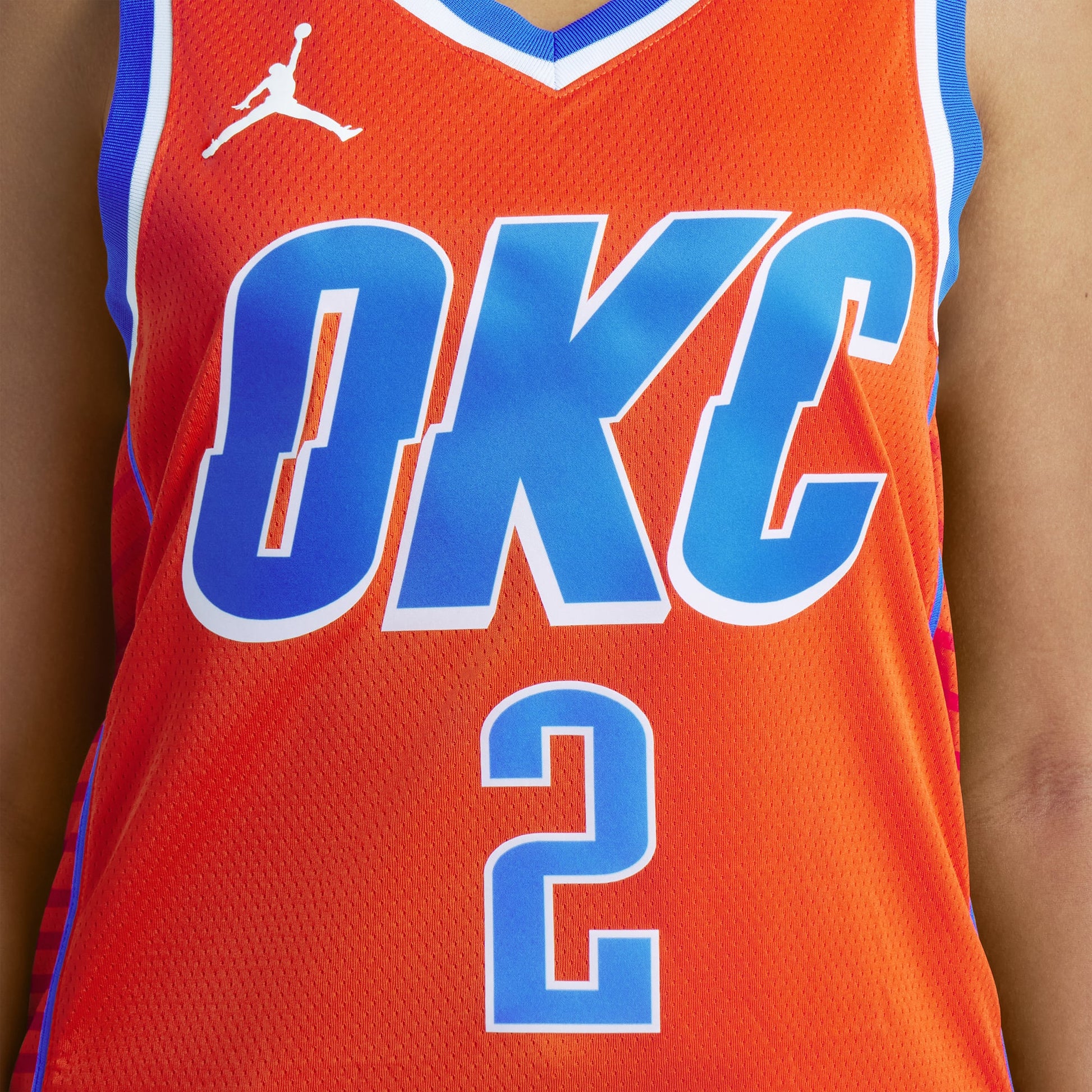 Unisex Oklahoma City Thunder Shai Gilgeous-Alexander Jordan Brand Orange Swingman Jersey - Statement Edition
