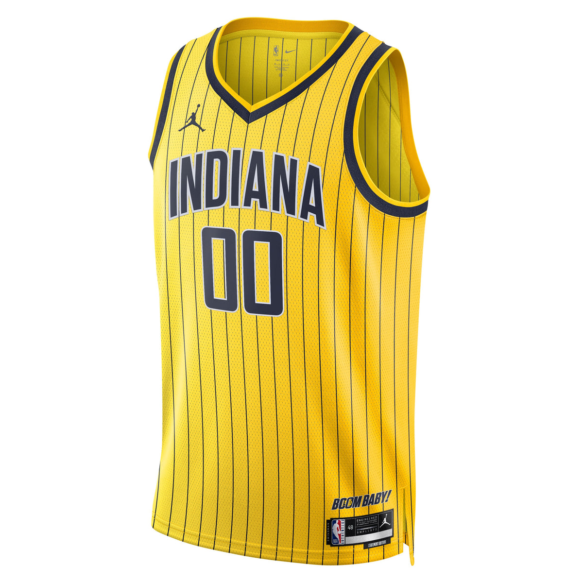 Unisex Indiana Pacers  Jordan Brand Yellow Swingman Custom Jersey - Statement Edition