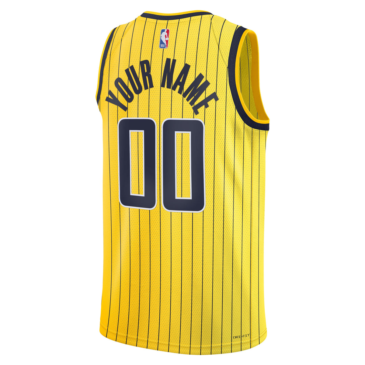 Unisex Indiana Pacers  Jordan Brand Yellow Swingman Custom Jersey - Statement Edition