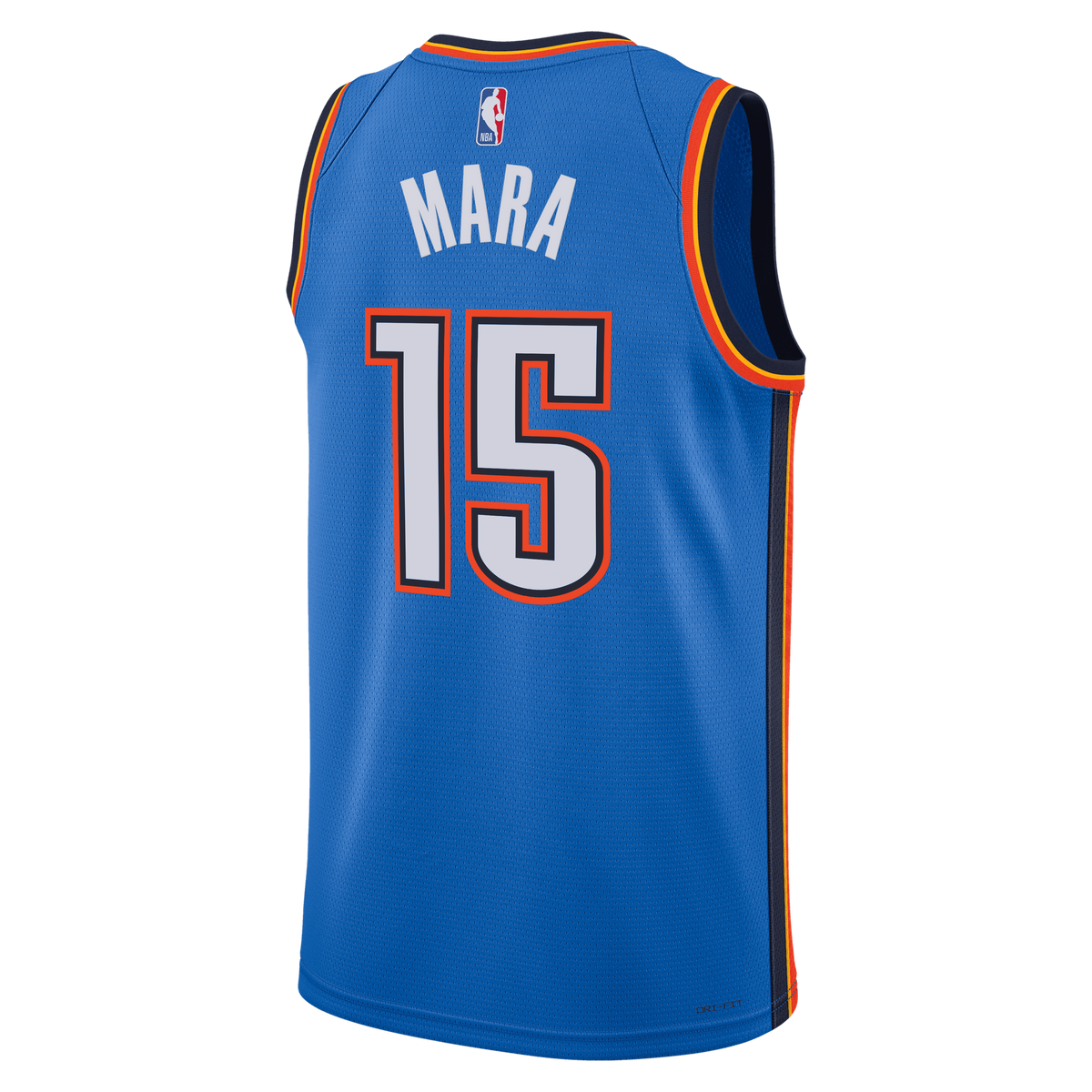 Unisex Oklahoma City Thunder Aday Mara Nike Blue Swingman Jersey - Icon Edition