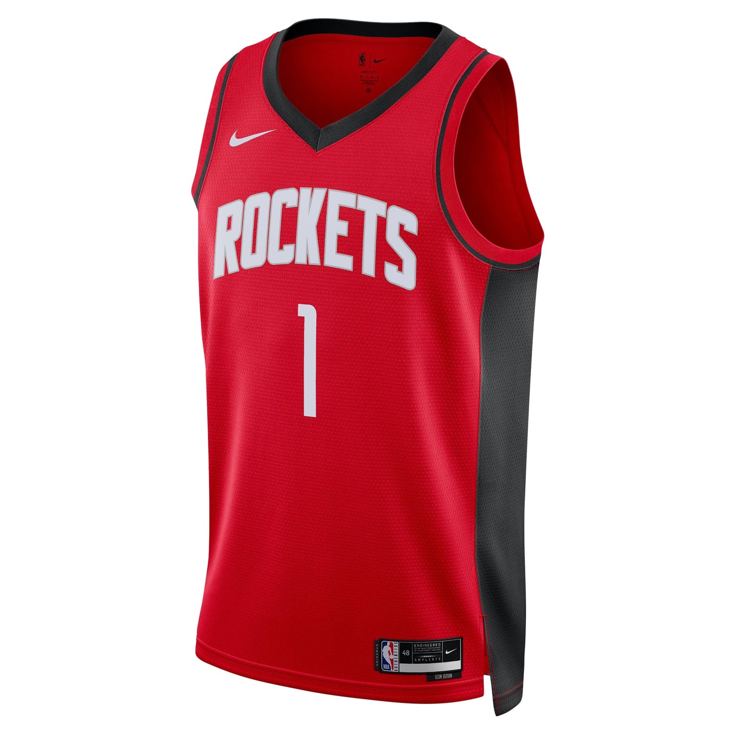 Unisex Houston Rockets Amen Thompson Nike Red Swingman Player Jersey - Icon Edition