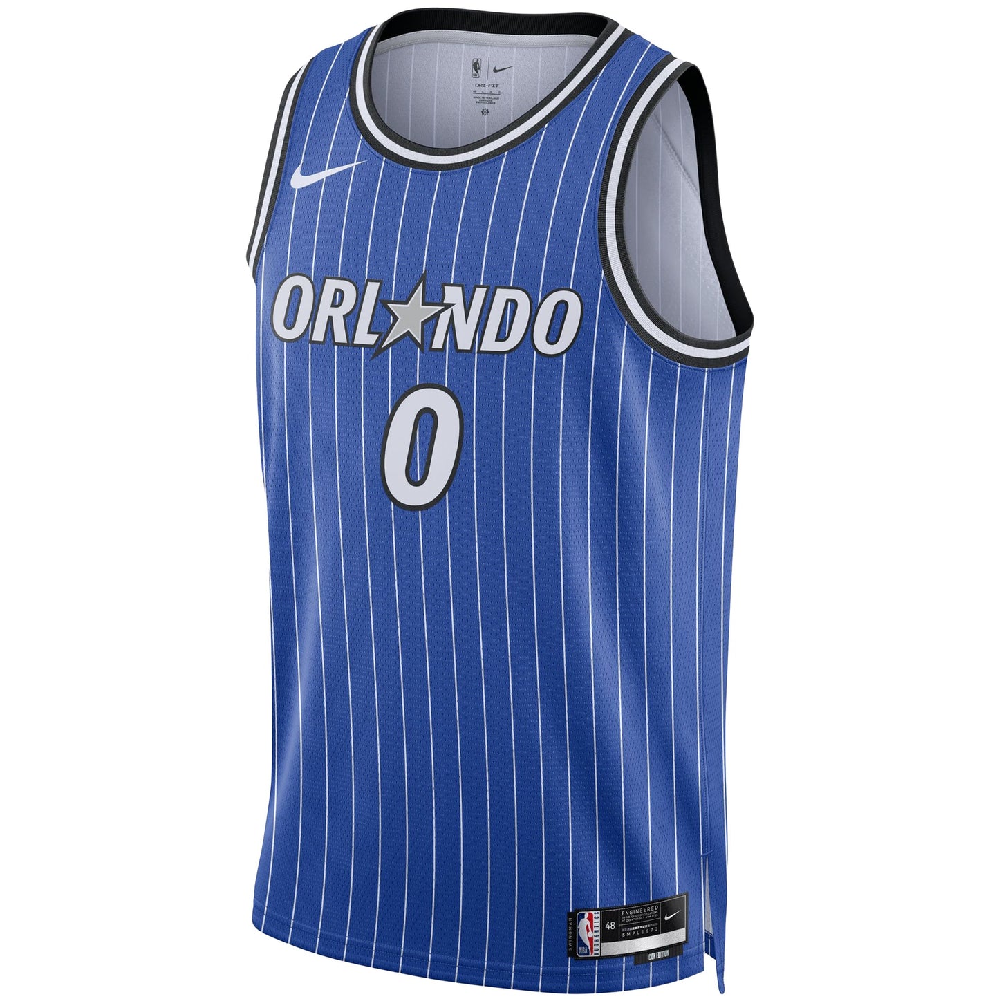 Unisex Orlando Magic Anthony Black Nike Blue Swingman Player Jersey - Icon Edition