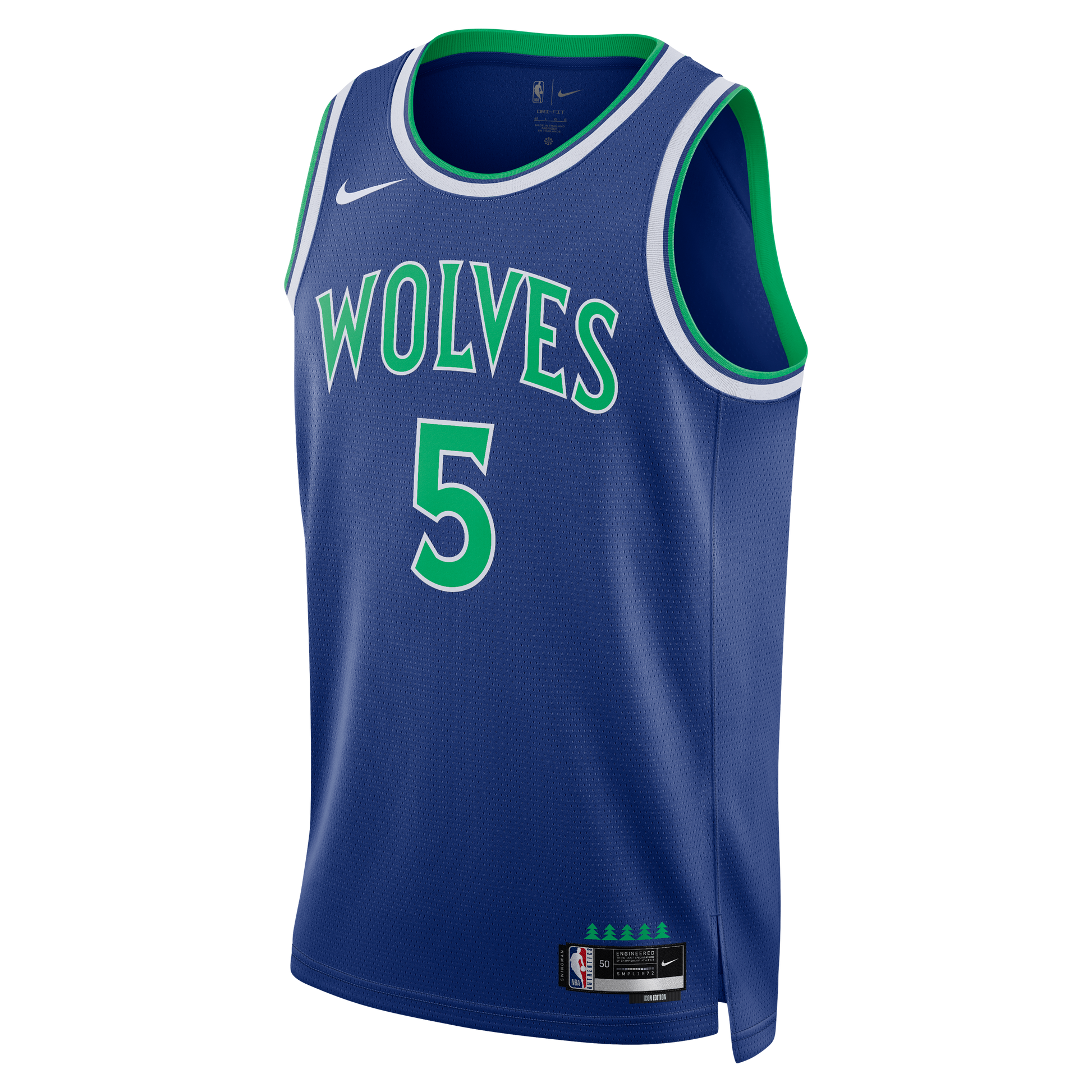 Unisex Minnesota Timberwolves Anthony Edwards Nike Blue Swingman Jersey - Icon Edition