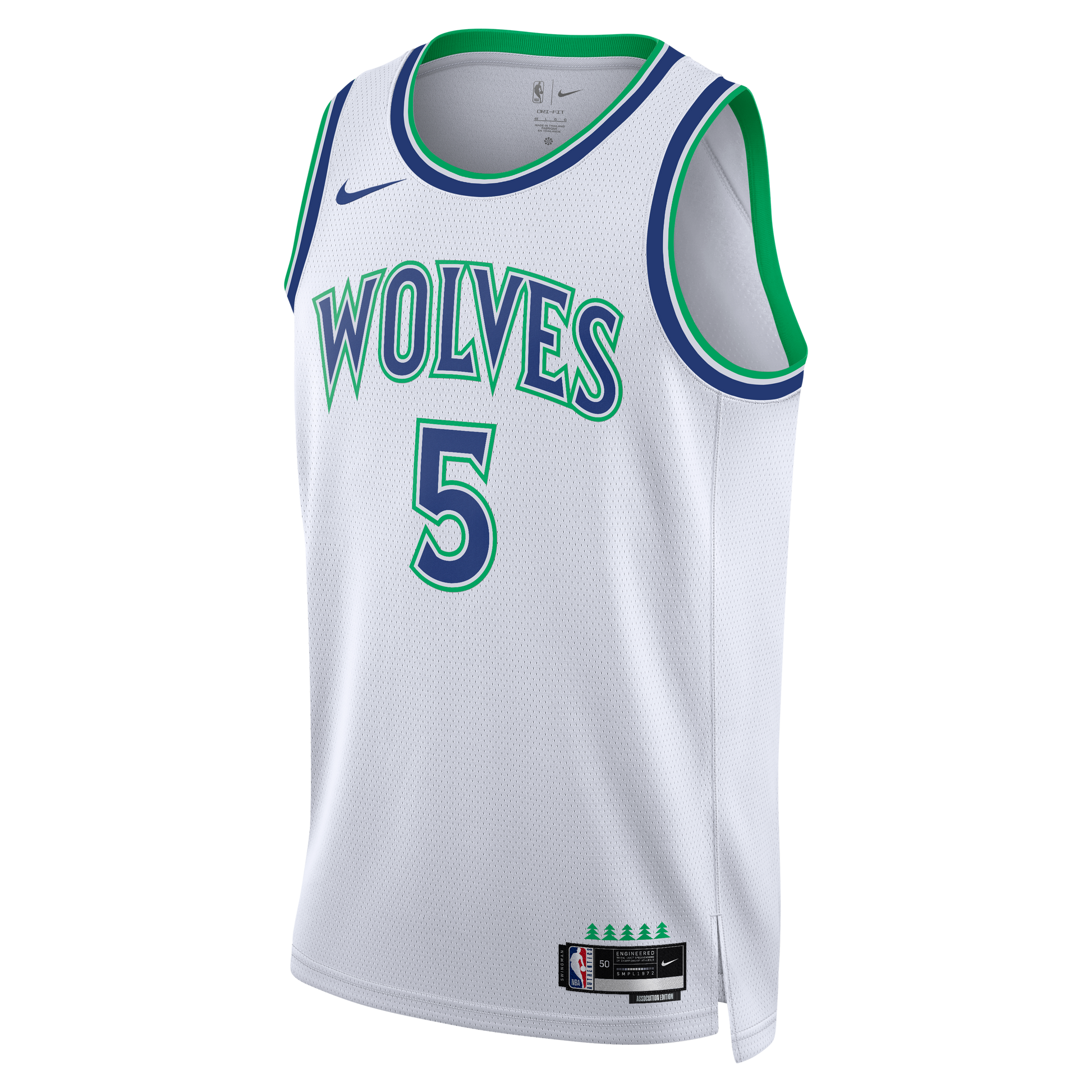 Unisex Minnesota Timberwolves Anthony Edwards Nike White Swingman Jersey - Association Edition