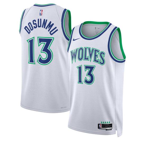 Unisex Minnesota Timberwolves Ayo Dosunmu Nike White Swingman Jersey - Association Edition