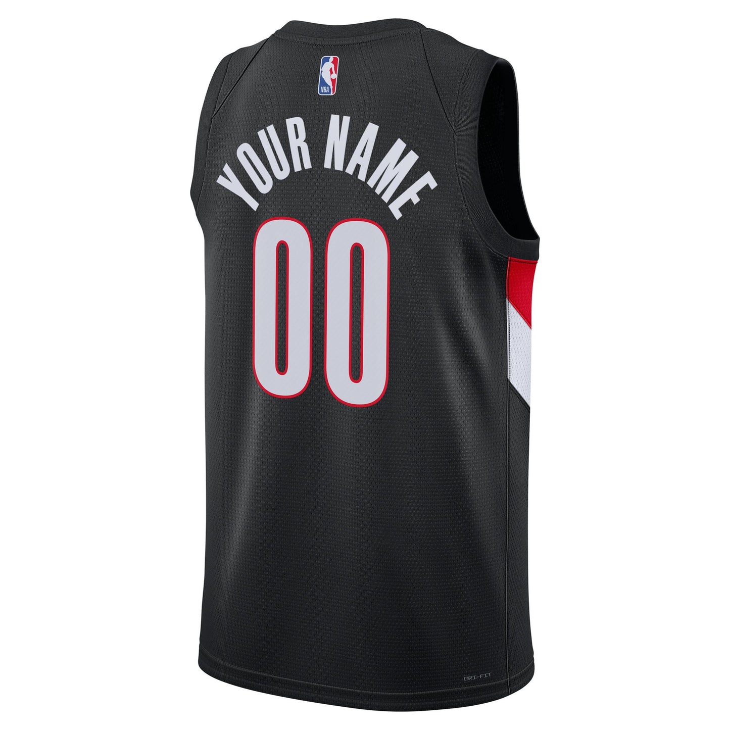Unisex Portland Trail Blazers Nike Black Swingman Custom Jersey - Icon Edition