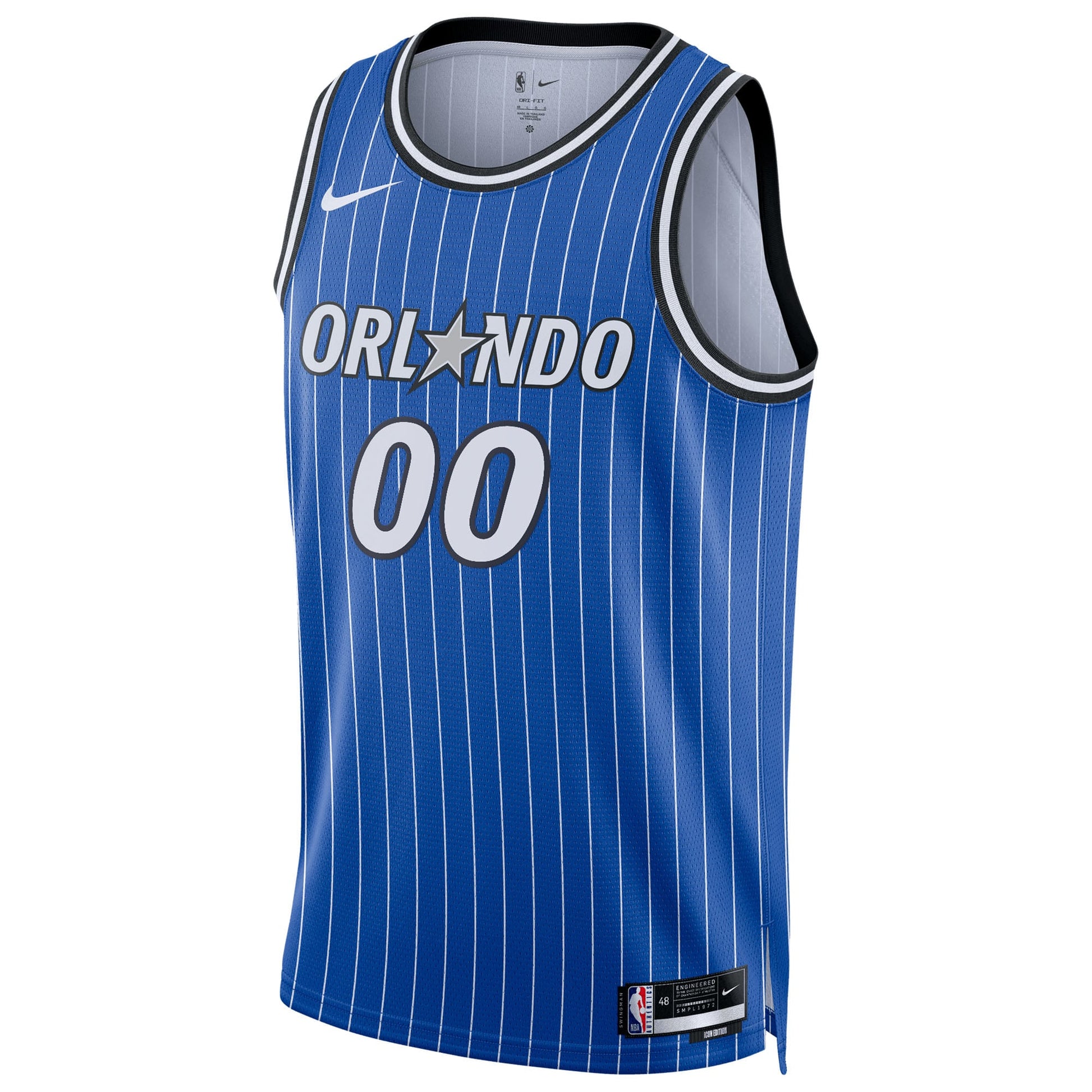 Unisex Orlando Magic Nike Blue Swingman Custom Jersey - Icon Edition