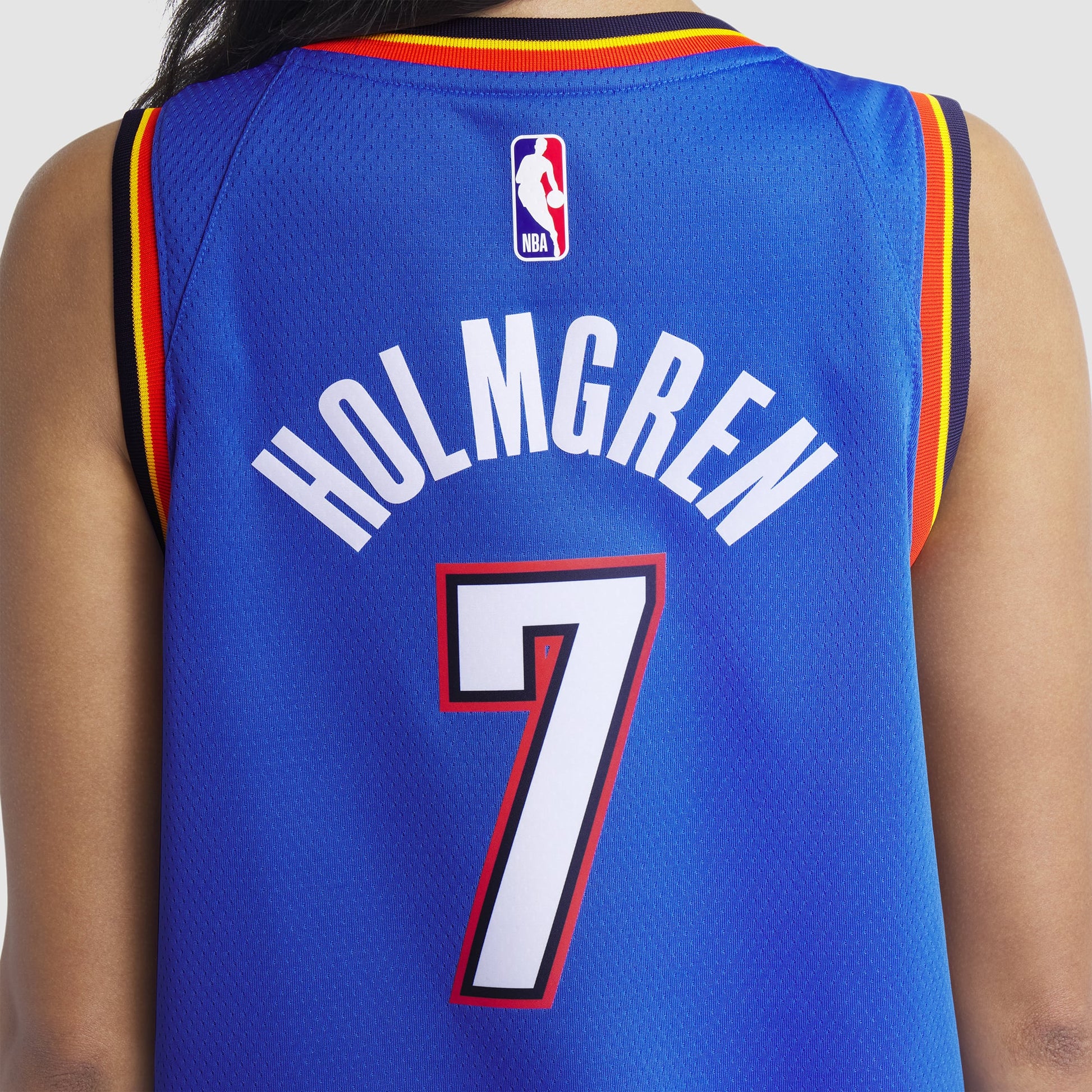 Unisex Oklahoma City Thunder Chet Holmgren Nike Blue 2022 NBA Draft First Round Pick Player Swingman Jersey - Icon Edition
