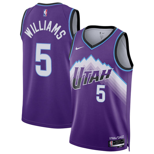 Unisex Utah Jazz Cody Williams Nike Purple Swingman Jersey - Icon Edition