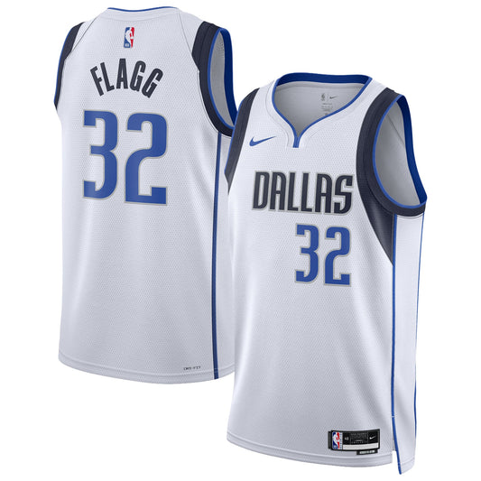 Unisex Dallas Mavericks Cooper Flagg Nike White Swingman Player Jersey - Association Edition