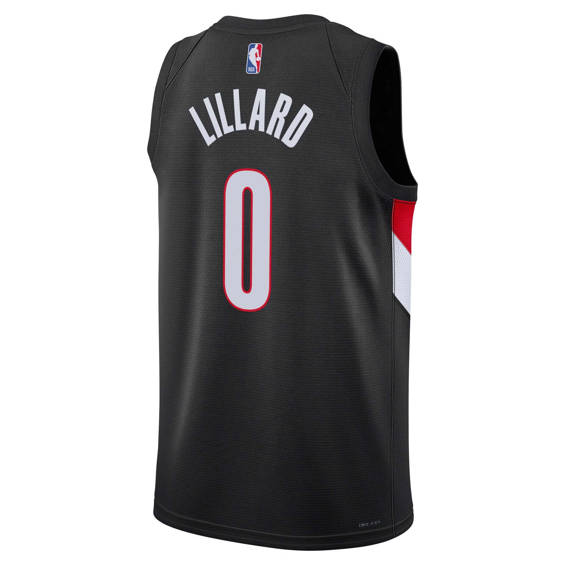 Unisex Portland Trail Blazers Damian Lillard Nike Black Swingman Jersey - Icon Edition