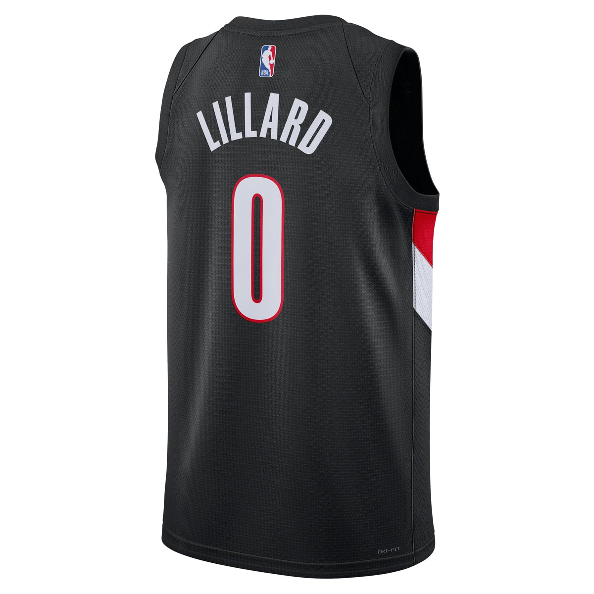 Unisex Portland Trail Blazers Damian Lillard Nike Black Swingman Player Jersey - Icon Edition